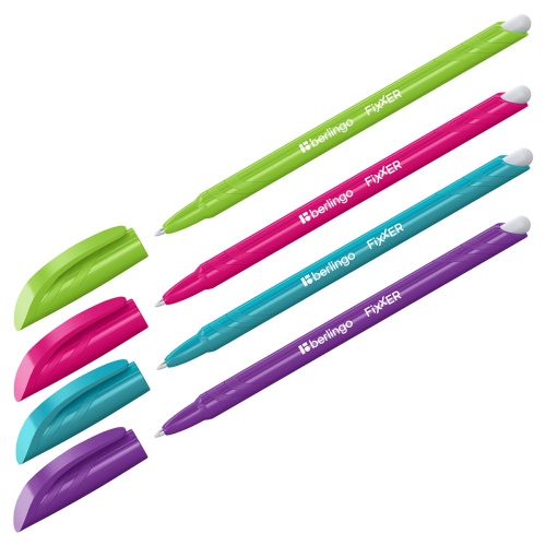 Ручка гелевая пиши-стирай Berlingo Fixxer 0,5мм синяя CGp_50217 "Дава"