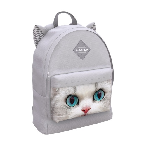 Рюкзак ErichKrause 57281 Animals White Cat (модель EasyLine 17 L) "Дава"