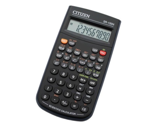 Калькулятор научный CITIZEN SR-135N (8+2разр.) сертифицирован для ЕГЭ  "Дава"