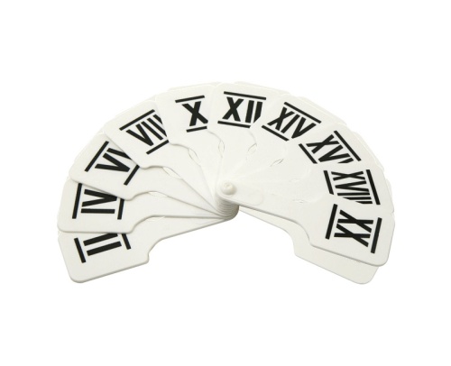 Касса-веер римских цифр от 1 до 20 Uniplast 810060 "Дава"