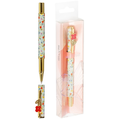 Ручка шариковая подарочная MESHU Bloom синяя, 1,0мм MS_94208 "Дава"