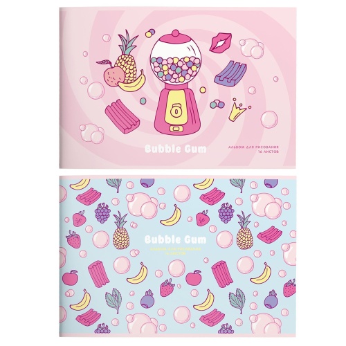 Альбом для рисования А4/16л БАБЛ ГАМ АЛ16-ГАМ "Дава"