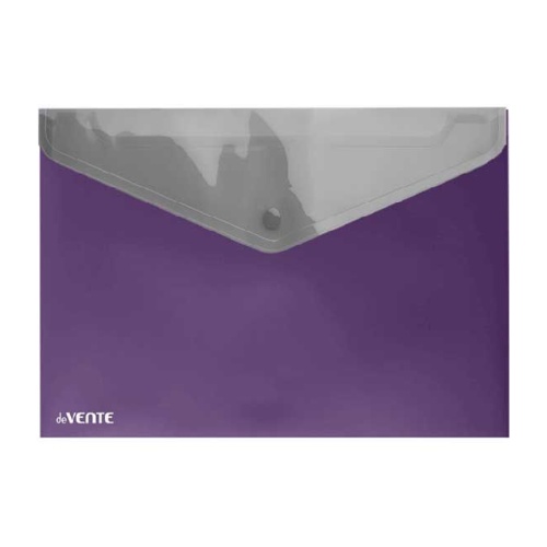 Папка-конверт на кнопке А4 deVENTE 3079317 Marandi. Dual лаванда "Дава"